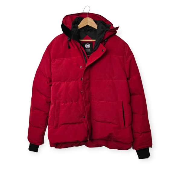 Canada Goose Men's Hooded MacMillan Parka Red XXL - Picture 2 of 16